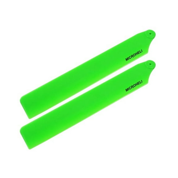 Microheli Plastic Main Blade 126mm (GREEN) - OMP HOBBY M1