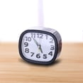 thumbnail image 4 of Reloj Despertador Macarena Reloj de Mesa Clásico que no Hace tictac negro, 4 of 7