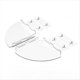 thumbnail image 3 of 2 Estantes Flotantes de Esquina Triangulares para Pared, para Baño, Cocina, Baño y Dormitorio., 3 of 5