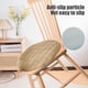 thumbnail image 4 of Cojín de asiento de piso de pana de 12 pulgadas | Almohada de meditación redonda con mechones | Espuma suave añadida para silla y piso | Asientos de tatami para sala de estar acogedora | Funda, 4 of 6