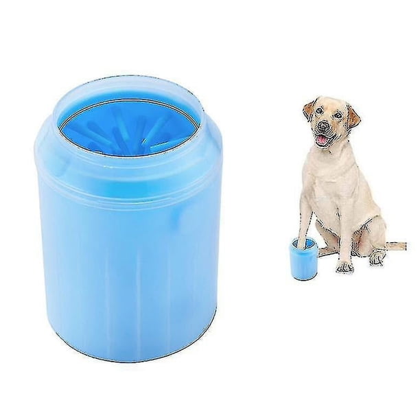 Taza limpiadora de patas de perro y gato, taza limpiadora de pies para mascotas, peines de silicona suave, cepillo de limpieza portátil para patas, lavado rápido, limpieza de pies de gato su