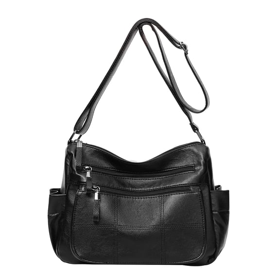 KALUNMA Purses for Women Pocketbooks Soft PU Leather Ladies Crossbody Purse Multi Pocket Shoulder Bag