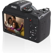 Minolta MN26Z Pro Shot 20 MP 1080P FHD Bridge Camera with 26x Optical Zoom - Black