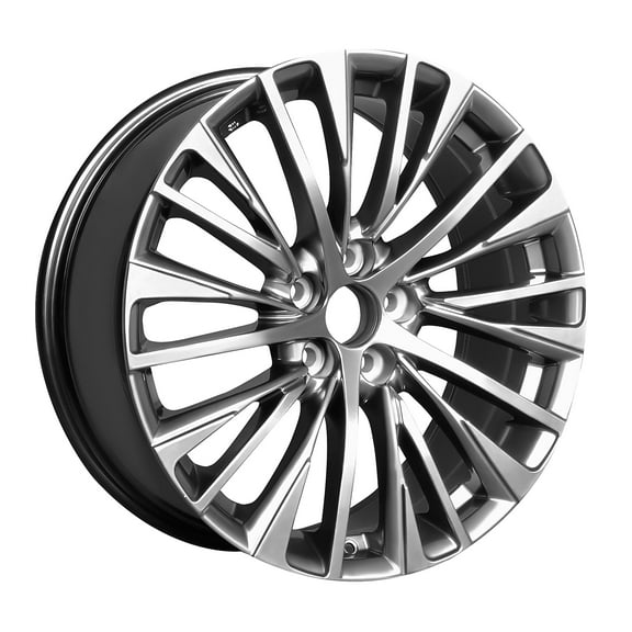Lexus Toyota Styled 20x8 Auto Rim (4pc, Hyper Black): Premium Aluminum Casting (A356) Wheel Set