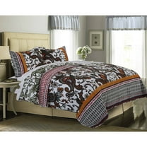 Greenland Home Fashion Orleans Quilt Set - 2 - Piece - Twin 68x88", Multi