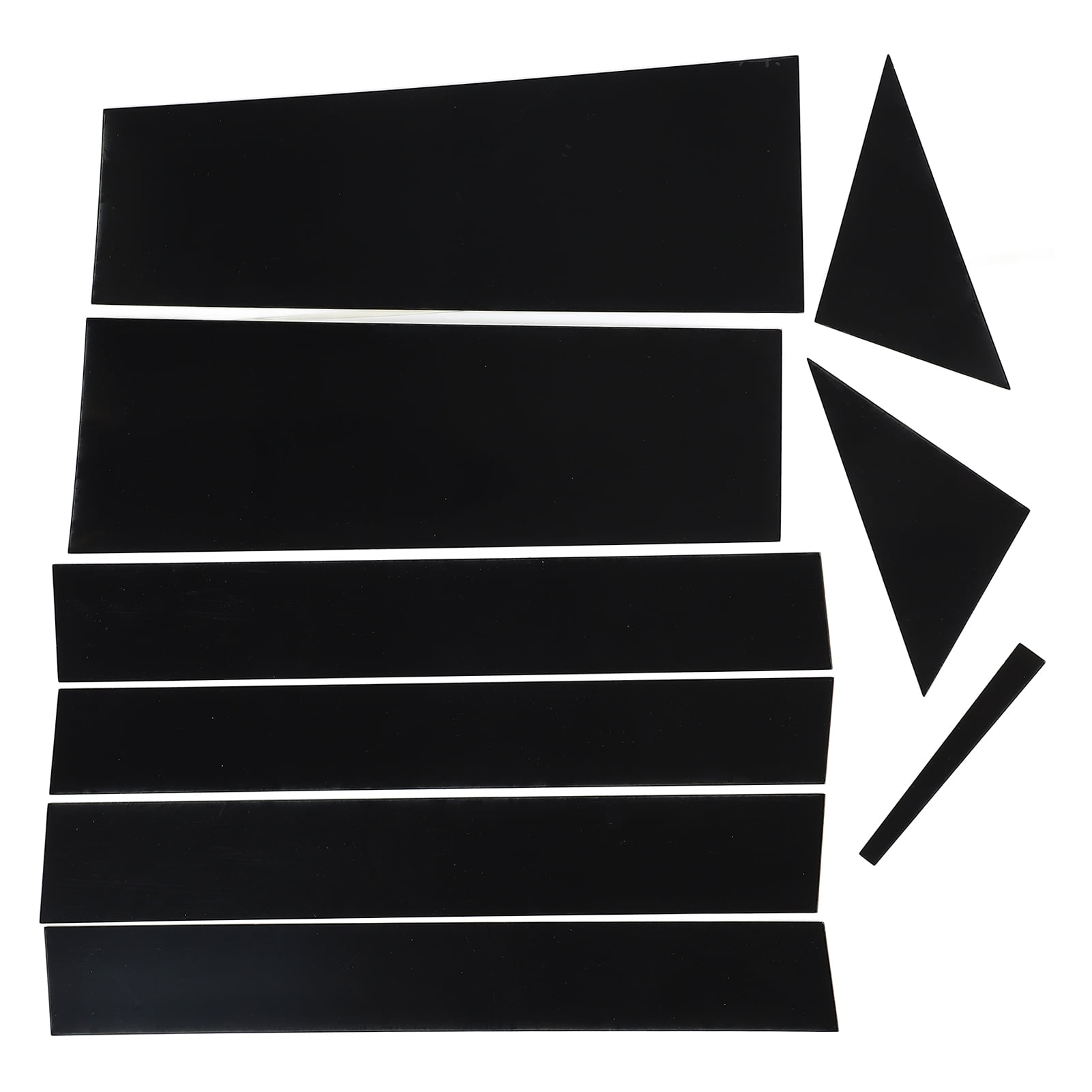 Car Window Pillar Sticker, Anti Aging Perfect Fit Side Door Window