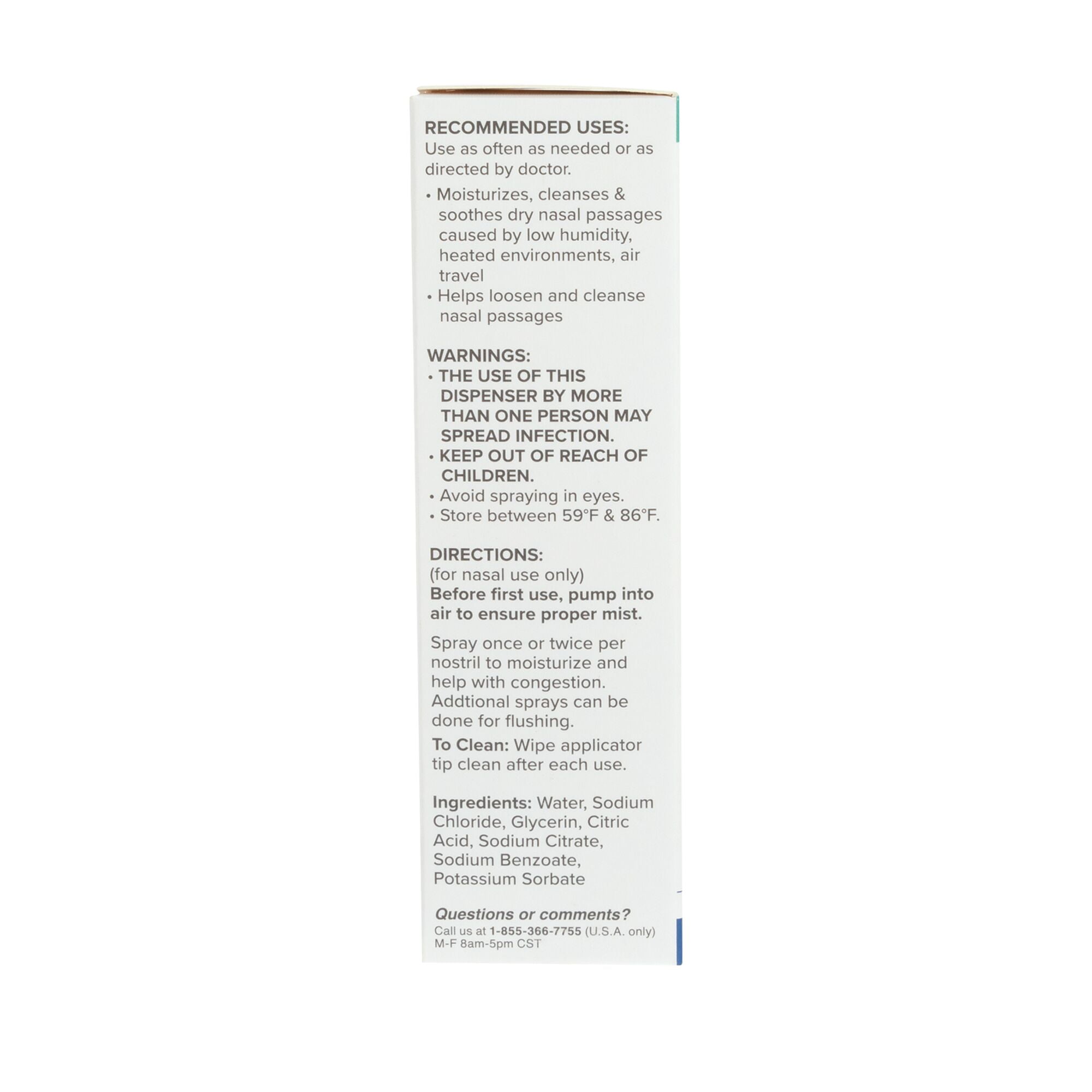 Dr. Talbot's Non-Medicated Saline Spray Mist 1fl oz