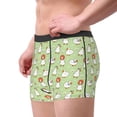 thumbnail image 4 of Daiia Cartoon Duck Men's Underwear Boxer Briefs, Cotton Stretch Moisture-Wicking Underwear-Small, 4 of 9