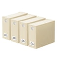 thumbnail image 1 of Organizador de sábanas SpaceAid, paquete de 4, plegable, beige, XL, 1 of 7