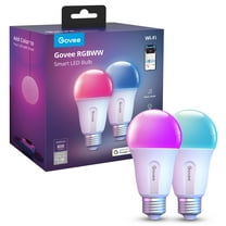 Govee A19 E26 800LM 9W RGBWW Smart LED Bulb 2 Packs