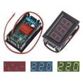 thumbnail image 4 of LED digital 2-line AC voltage table red blue green AC220V 70V ~ 500V Voltmeter, 4 of 8