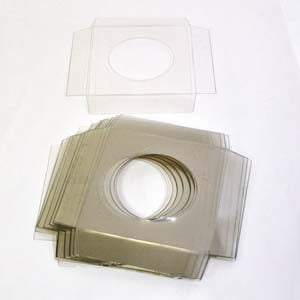 BOX FOR CUPCAKE INSERT CLEAR 3.75" 25 PKG
