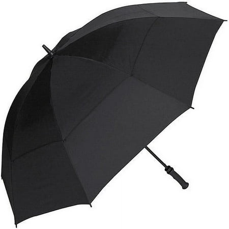ShedRain 60 Inch Vented Golf Umbrella with Windproof Canopy and Ergonomic Handle