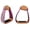 Pink, variant on Horse Western Saddle Aluminum Engraved Roper Angled Slanted Stirrups 51227