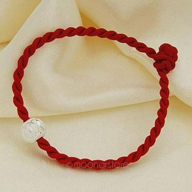 Lucky bead red 2025 string bracelet