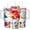 Elle Est Maman Vibrant Floral-Blanc, variante sur Tasse Gobelet de Voyage 40oz avec Poignée / Tasse Mère Cadeau pour Meilleures Mamans Mère Maman Cadeaux Maman de la Fille du Fils pour Anniversaire Noël / Gobelet avec Couvercle et Paille (Tournesol Léopard)