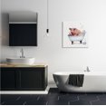 thumbnail image 3 of Stupell Industries Tropical Large Farm Pig in Bathtub Sailors Hat Bubbles Canvas Art, 24 x 24, by Donna Brooks, 3 of 7