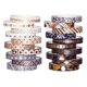 thumbnail image 1 of de 20 Washi, Cinta Adhesiva Delgada de Lámina Dorada, Decoración Artística para Manualidades, Suministros de Oficina, Manualidad perfecl Cintas decorativas para álbumes de recortes, 1 of 8