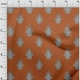 thumbnail image 2 of oneOone Polyester Lycra Fabric Leaves|Floral & Paisley Block Fabric Prints By Yard 56 Inch Wide, 2 of 4