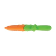 Nuby Fruity Chews Silicone Teether for Babies, Orange