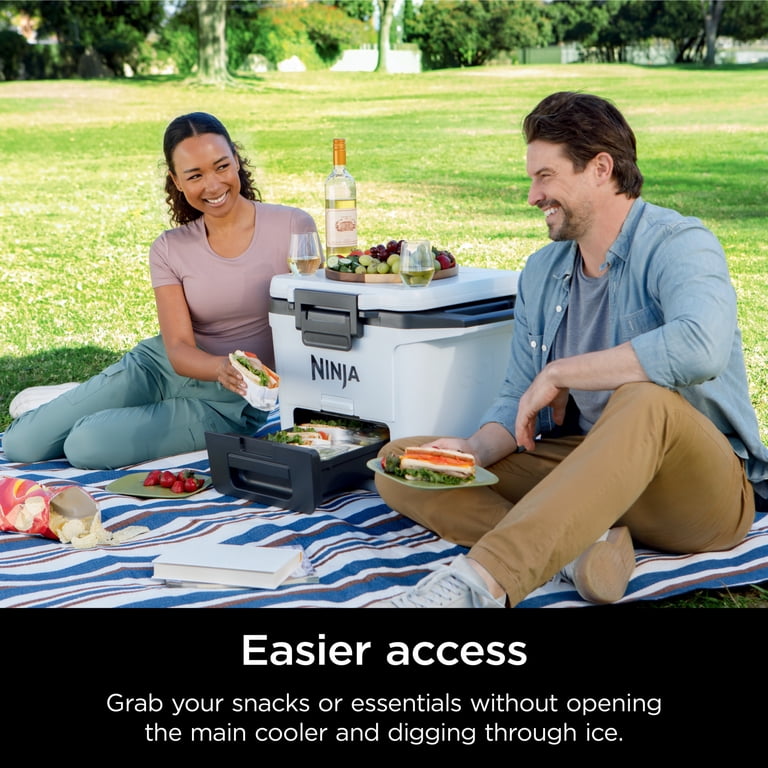Ninja, Hard Cooler, FB131WH 30 Qt, Cold Dry Zone Keeps Ice for