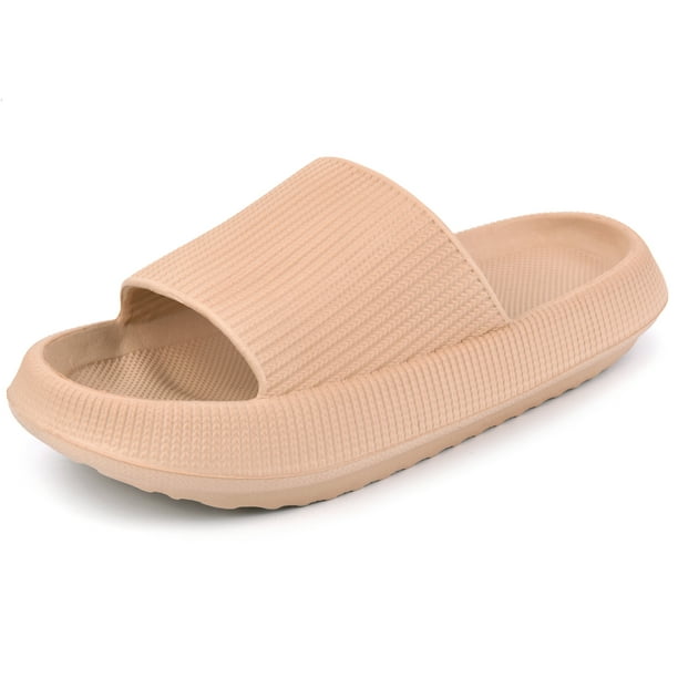 VONMAY Unisex Slides Sandals Soft Thick Sole Non-Slip Pillow Sandals ...