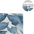 thumbnail image 5 of Coolnut Palm Leaves Shower Curtain, Waterproof Washable Bathroom Shower Curtain, Durable Polyester Cloth Fabric Bathroom Decor Set with 12 Hooks,60 x 72 inches, 5 of 6