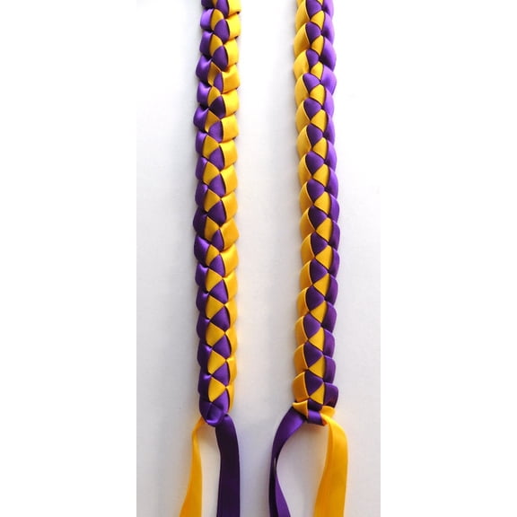 Maxport Corporation Braided Lei Purple/ Lt. Gold