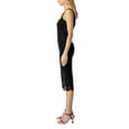 thumbnail image 6 of Bardot Womens Plunging Midi Cocktail and Party Dress, 6 of 11