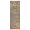 thumbnail image 4 of BNM Modern Abstract Wood Grain Runner, 2'7" x 8', Beige, 4 of 5