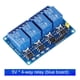 thumbnail image 3 of Relay Module LED Indicator Relay Interface Board with Optocoupler (4 Channel 5V), 3 of 8