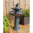 thumbnail image 1 of Kenroy Home 51083IV Vogel Tiered Birdbath, Ivory, 1 of 1