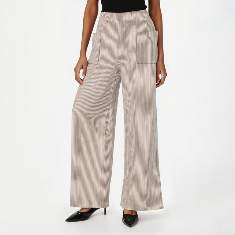 Ecqkame Women's Lounge Pants Summer Casual Loose Drawstring Work