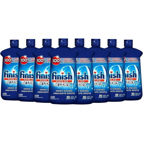 Finish Jet-Dry Rinse Agent - Pack of 8