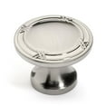 thumbnail image 1 of Dynasty Hardware K-4001-SN Super Saver Ribbon & Reed Cabinet Knob- Satin Nickel, 1 of 1