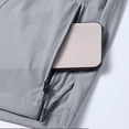 thumbnail image 6 of Men's Athletic Quick Dry Sports Shorts with Elastic Waist, Zipper Pockets, Straight Leg Loose Fit, 4-way Stretch, 82% Nylon 18% Spandex. Workout, Running, Golf, Hiking Essentials, 6 of 9