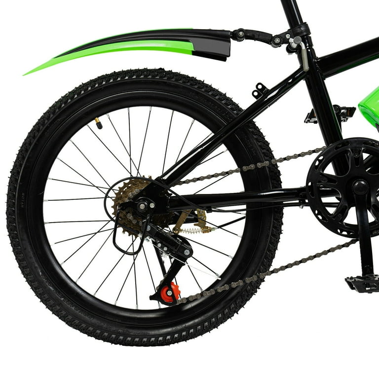 BICYCLE C太RD NINJ太 20-inch Kids Bike Mountain Bike 6-Speed Green Kids' Bicycles