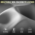thumbnail image 5 of SOONTRANS Ergonomic Gaming Chair with Footrest, Adult Office Chair with Pocket Spring Cushion, Gamer Game with Massage Lumbar Cushion Linen Fabric, Reclining Computer Chair, Grey & Black, 5 of 10