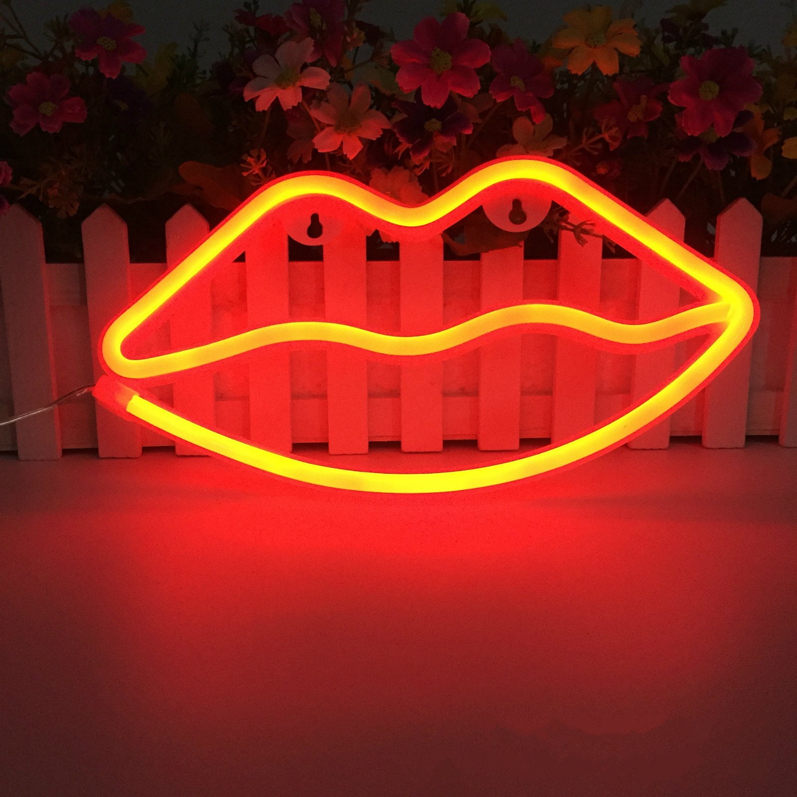 LED neon light acrylic transparent back panel modeling light bedroom ...