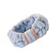 thumbnail image 2 of Qarigey Bandas para el cabello Bowknot de cara ajustable Coral Fleece Diadema deportiva Accesorios de peinado para maquillaje de spa Cuidado de la Ropa, zapatos y accesorios Miscelánea Azul claro Qarigey AP010837-13, 2 of 6
