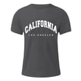 thumbnail image 4 of Krdevn Men's Half Sleeve Oversized T Shirt Letter Print Round Neck Short Sleeve,L, 4 of 4