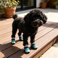 thumbnail image 4 of LED Light Up Dog Shoes, 4 Pack Breathable Mesh Pet Booties, Paw Protector Footwear, Outdoor Walking Accessories, for Dogs, Night Walks, Hiking, Running, and Daily Activities, 4 of 6