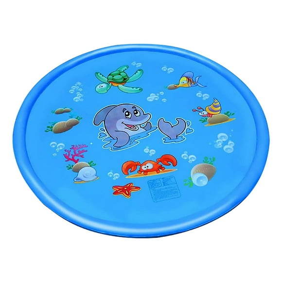ziyahi Kids Outdoor Sprinkler Mat Inflatable Play Water Pad for Infant Children Summer Sprinkle Toy Mat