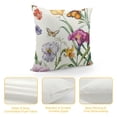 thumbnail image 4 of Qinduosi Throw Pillow Covers Inch Set of Flower Decorative Throw Pillow Cases Soft Velvet Outdoor Cushion Covers for Sofa Garden Couch Home Decor, 4 of 5