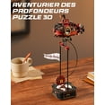 thumbnail image 3 of ROBOTIME Wooden 3D Puzzle, DIY Pendulum Toy Model Building Kits, Creative Toys for Home Decor, Gifts for Adults Teens(Deep-Sea Adventurer), 3 of 8