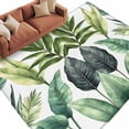 thumbnail image 2 of 6'x9' Area Rugs, Green Tropical Plant Indoor Outdoor Area Rug for Living Room Bedroom, Summer Botanical Palm Leaves Washable Bathroom Rugs Kitchen Floor Carpet Mats Home Decor Aesthetic, 2 of 8