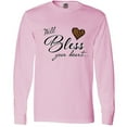 thumbnail image 3 of Inktastic Well Bless Your Heart with Leopard Print Long Sleeve T-Shirt, 3 of 5