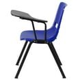 thumbnail image 5 of Flash Furniture Blue Ergonomic Shell Chair with Left Handed Flip-Up Tablet Arm, 5 of 6
