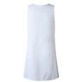 thumbnail image 1 of Innerwin Débardeur Col Rond Dames Sundress Été Bouton en Vrac Robes Blanc S, 1 of 6