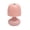 Pink, variant on Mini Night Light Bedside Table Lamp - Vintage LED Desk Lamp with Fabric Shade - Warm Soft Glow for Bedroom Reading, Home Office, Living Room Decor - Compact Rechargeable Small Lamp